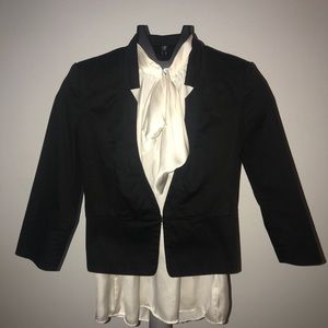 Express Black Tuxedo Suit Jacket